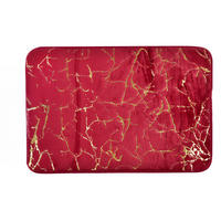 BADTEPPICH Zac Rot 58/40/2 cm Textilien - Rot, Textil (40/58cm) - Mondex