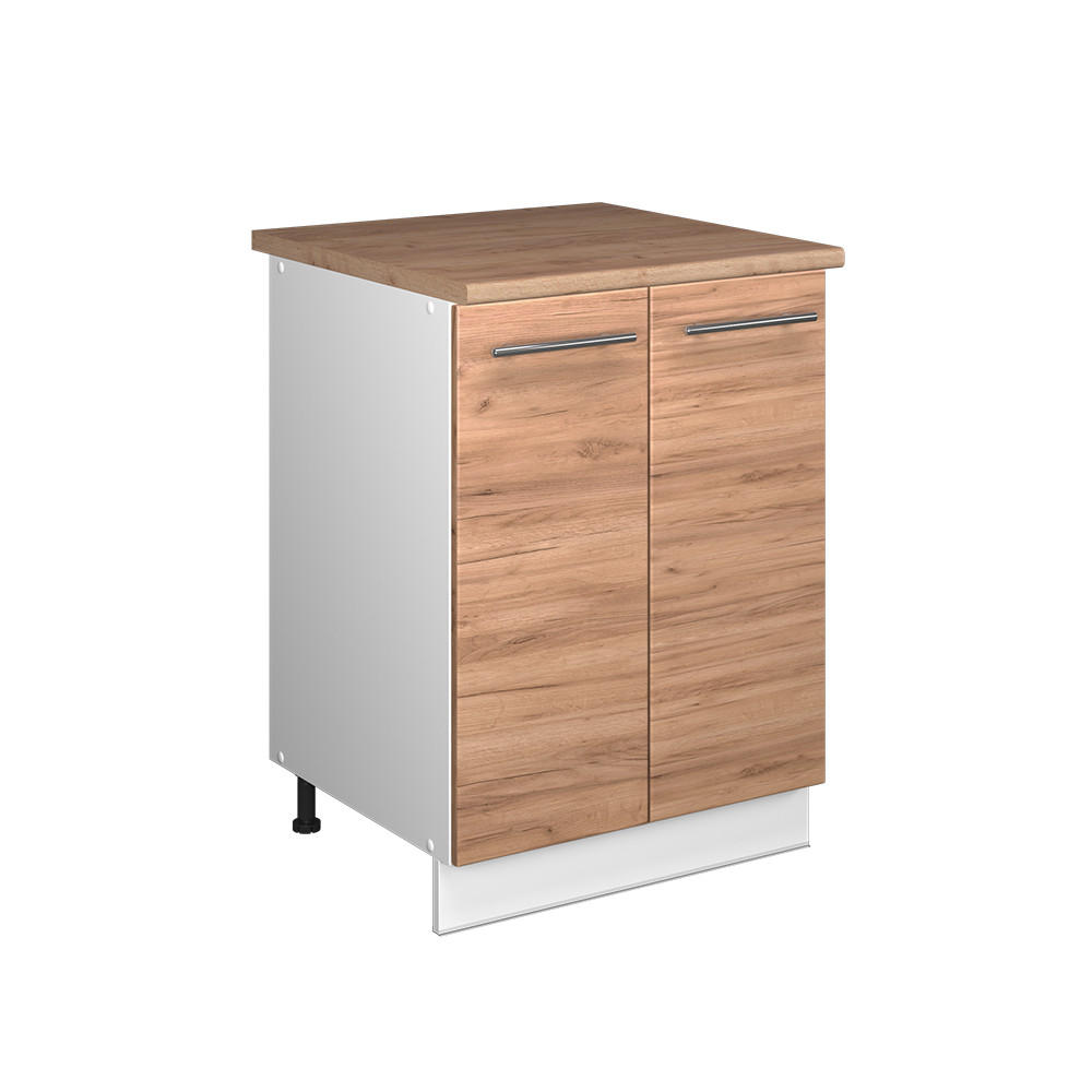 Vicco SKŘÍŇKA POD DŘEZ Fame-Line, Zlatý mocný dub/Bílá, 60 cm