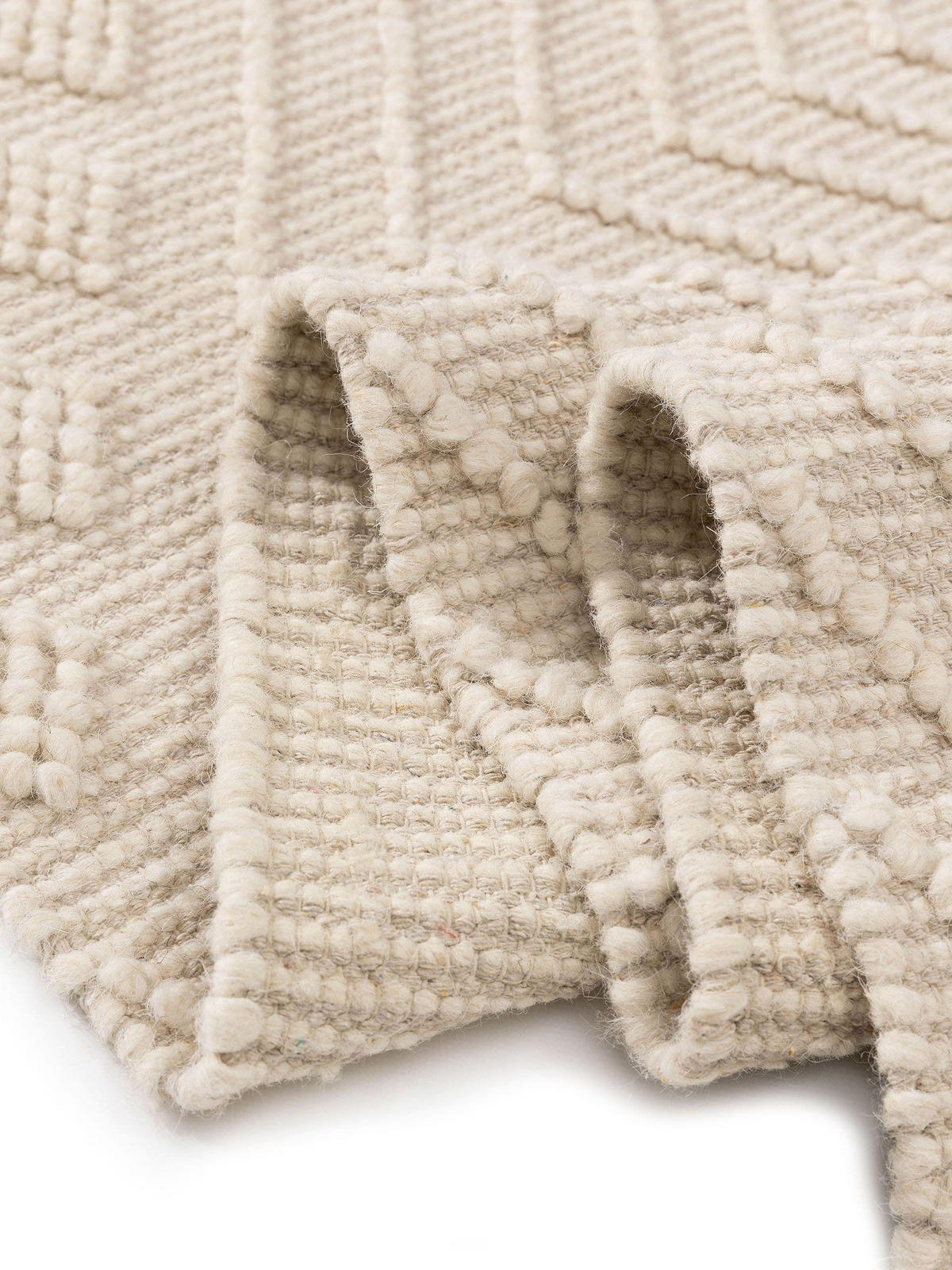 TEPPICH Jasper Cream 200x300 cm - Creme, Textil (200/300cm) - benuta Pure