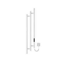 HEIZKÖRPER elektrisch vertikal 115 x 21,6 cm mit Smart-Steuerung Weiß - Weiß, Metall (21.6/115/9.4cm) - EMKE