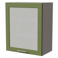 KÜCHENHÄNGESCHRANK Brerra W2S/60 Grau / RAL 1019 graubeige Matt 60 / 32,5 / 72cm - Grau/Grün, Holz/Holzwerkstoff (60/72/32.5cm) - Feldmann-Wohnen