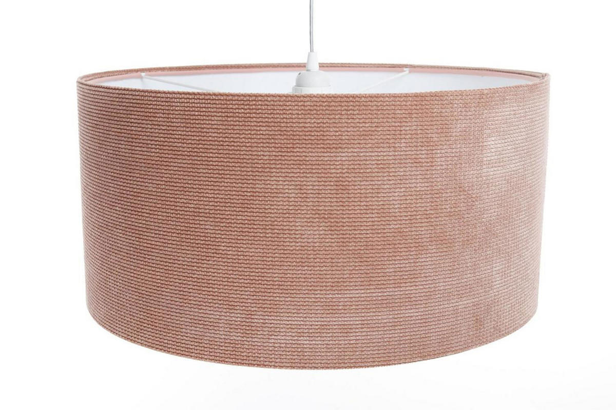HÄNGELEUCHTE Rosa 40/20 cm - Pink/Weiß, Kunststoff (40/0.4/20cm) - ONZENO