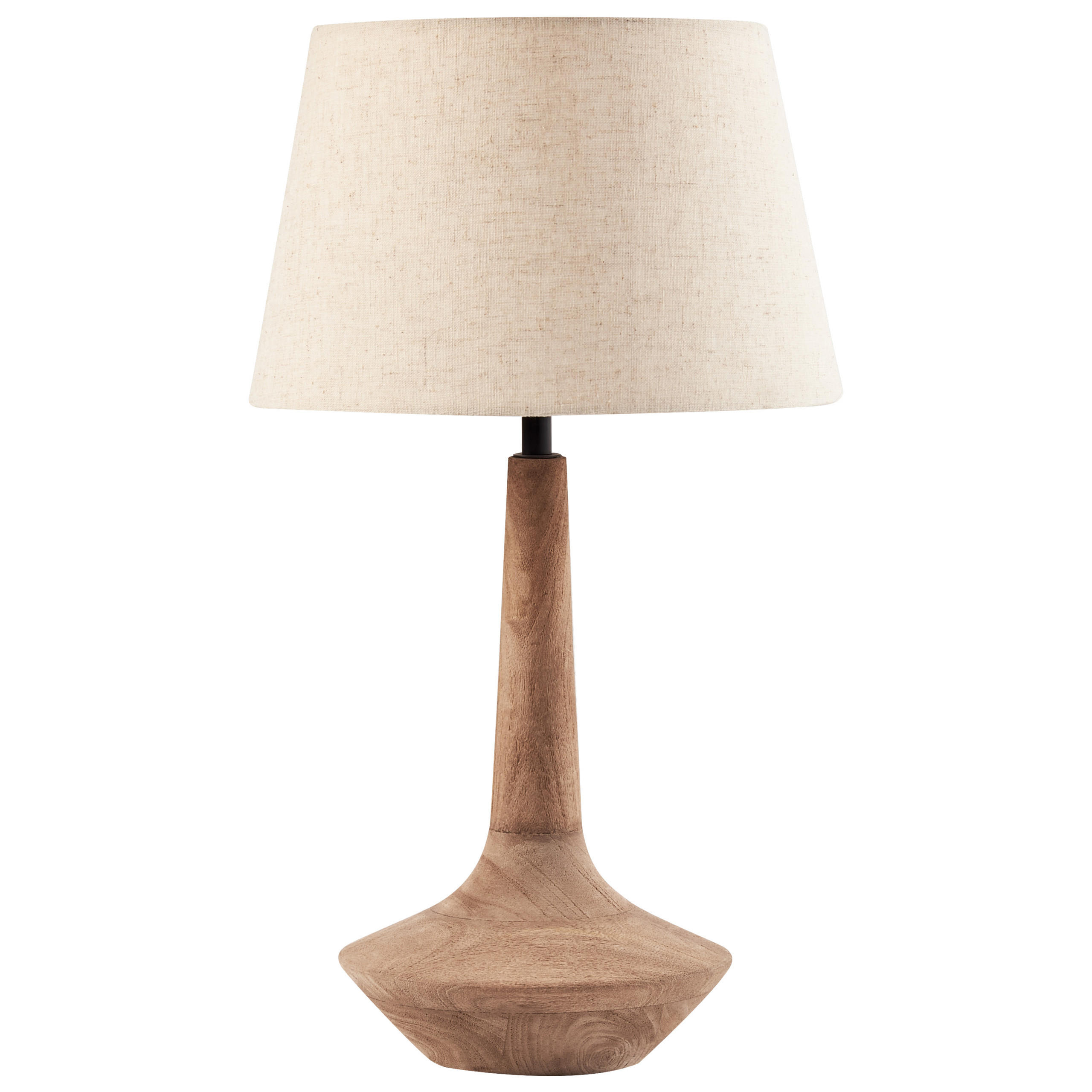Beliani Tischlampe Braun, Beige 30x54x30 cm