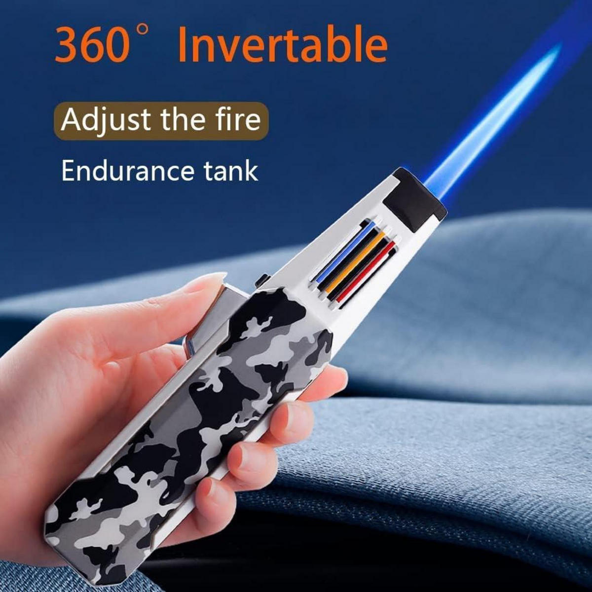 KÜCHENBRENNER mit Jet Flame Tarnung - Multicolor, Metall (3/2/15cm)