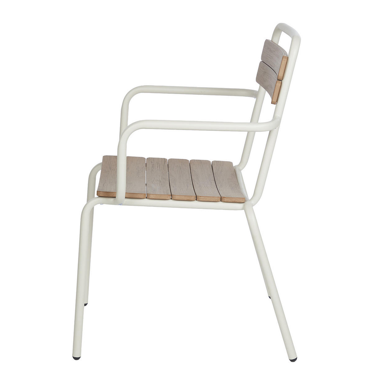 STAPELSTUHL (2er-Set) Tonka - Beige, Kunststoff/Metall (56/82/60cm) - Butlers