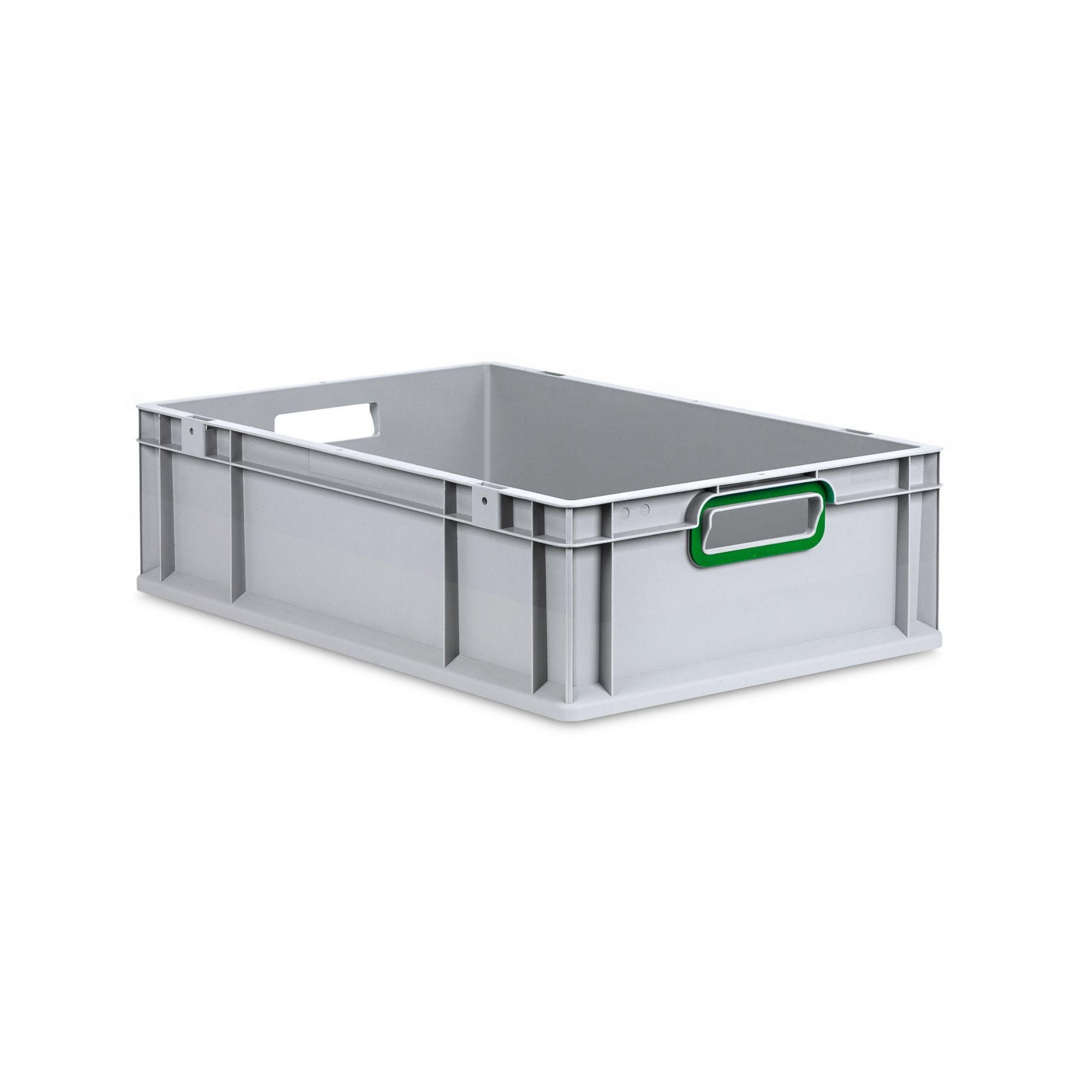EUROBOX Nextgen Color 17x40x60cm 34 Liter Griffe Grün Offen - Grün, Kunststoff (40/17/60cm) - PROREGAL
