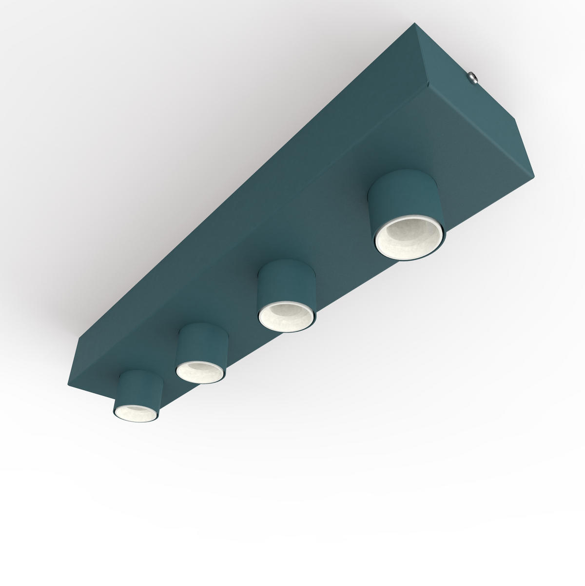 DECKENLEUCHTE - Blau, Metall (10/45/7.5cm) - Lumicom