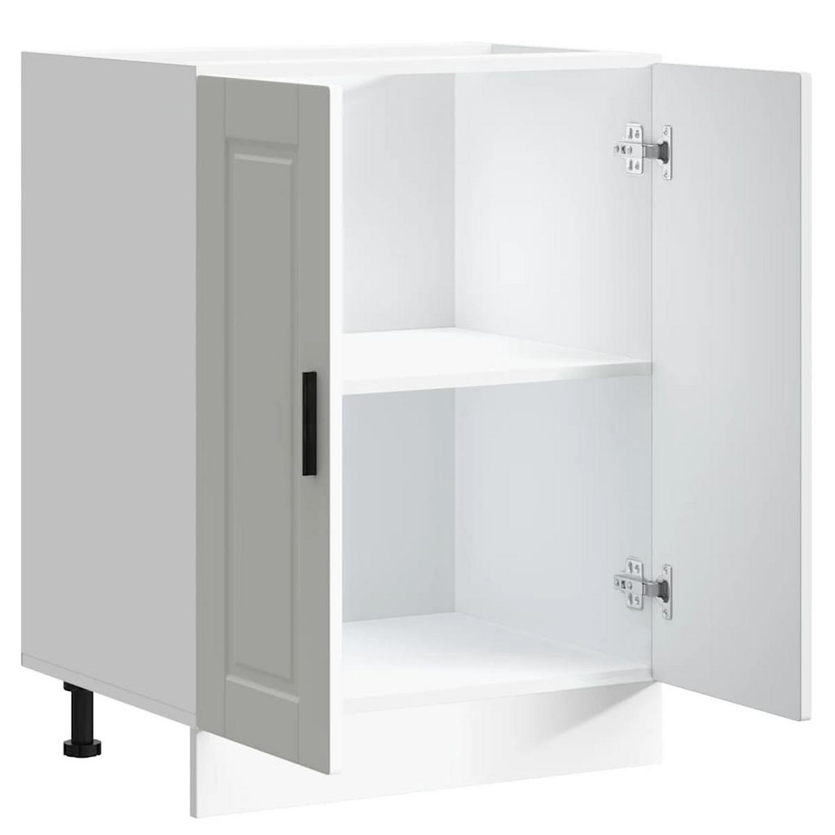 KÜCHENUNTERSCHRANK Porto Weiss Holzwerkstoff - Weiß, Holzwerkstoff (46/81.5/60cm) - vidaXL