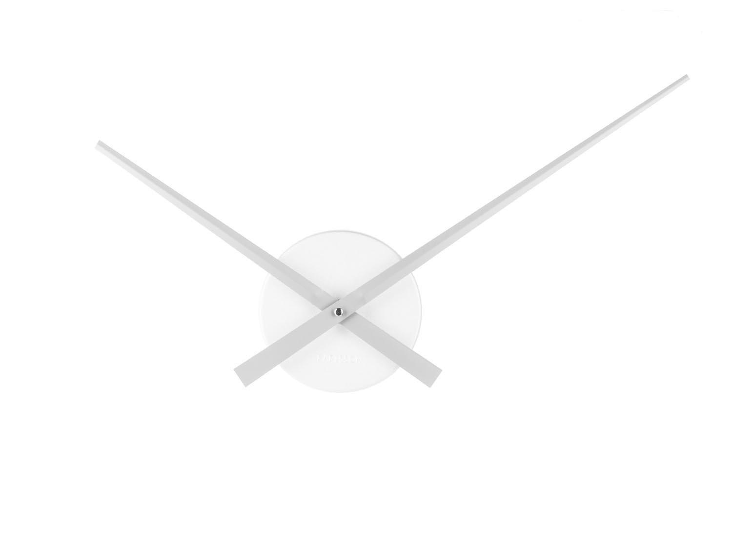 WANDUHR Silber 44x44cm - Silberfarben, Metall (44/44/5cm) - ONZENO