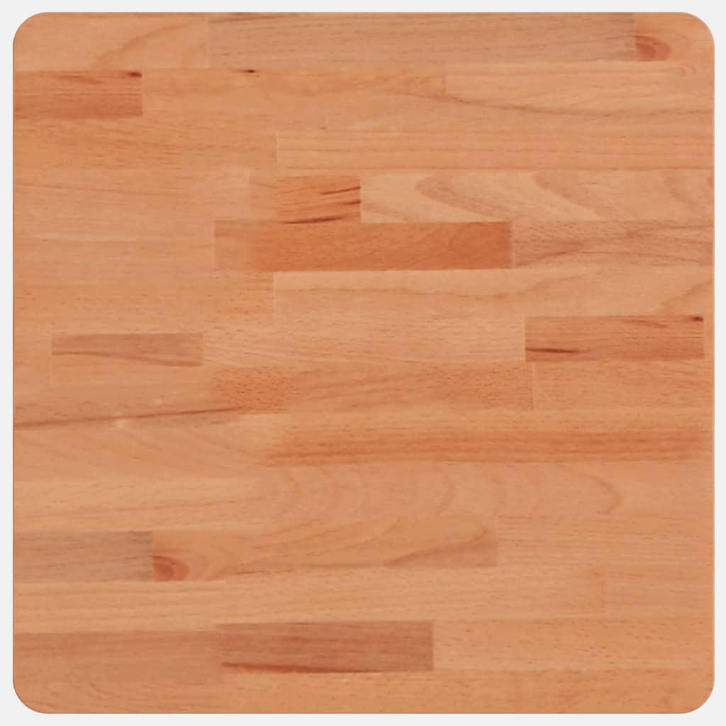 TISCHPLATTE 40/40/1,5 Cm Quadratisch Massivholz Buche - Braun, Holz (40/40/1.5cm) - vidaXL