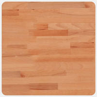 TISCHPLATTE 40/40/1,5 Cm Quadratisch Massivholz Buche - Braun, Holz (40/40/1.5cm) - vidaXL