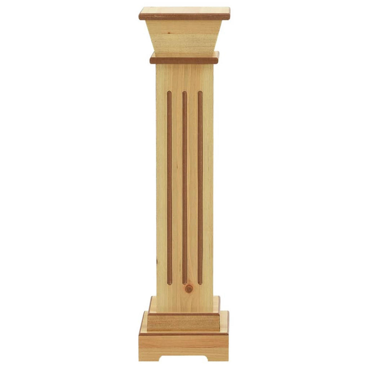 DELETE - Naturfarben, Holzwerkstoff (17/17/66cm) - vidaXL