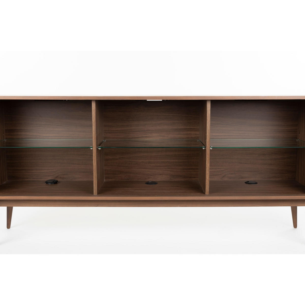SIDEBOARD Barbier 180 Walnuss Braun - Braun, Holzwerkstoff (180/74.6/40cm) - Zuiver