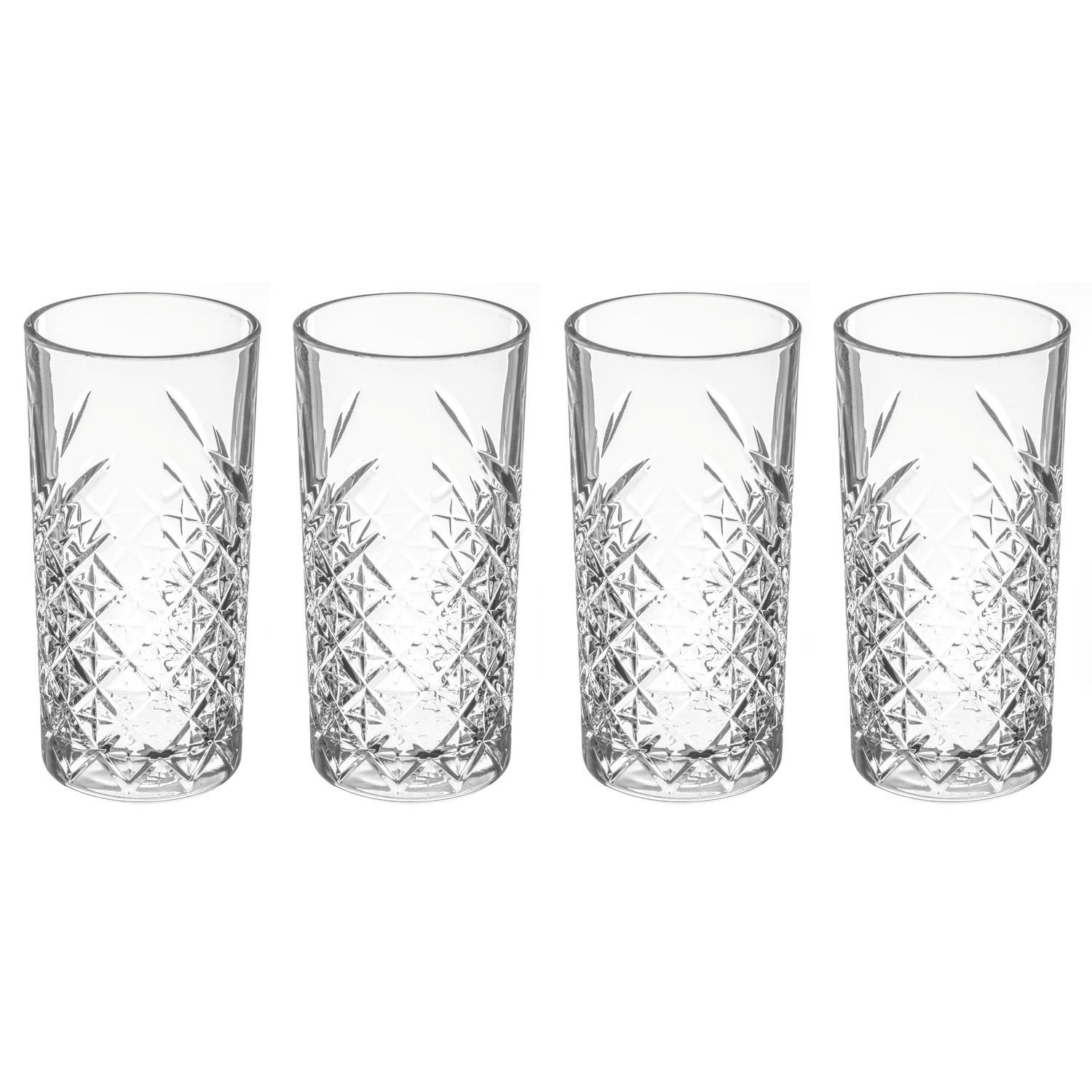 TRINKGLÄSER hoch Transparent 450 ml 7,8/7,8/15,8 cm - Transparent, Glas (0.45L) - Secret de Gourmet