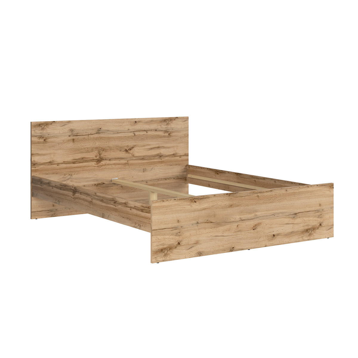 BETT 160/200 June Holz - Braun, Holzwerkstoff (160/200cm) - Petits-meubles