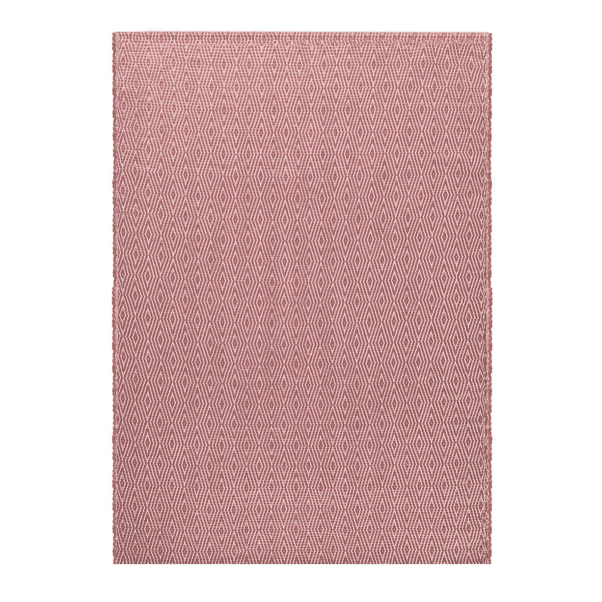 TEPPICH aus recycelten Fasern handgewebt rosa - Pink, Naturmaterialien (120/170cm) - AFK Living