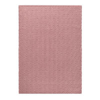 TEPPICH aus recycelten Fasern handgewebt rosa - Pink, Naturmaterialien (120/170cm) - AFK Living