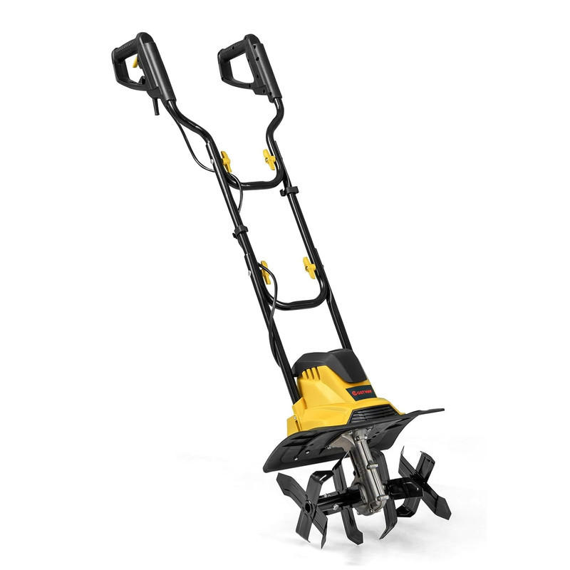 Costway Motorhacke Gelb 36.5x138x24 cm