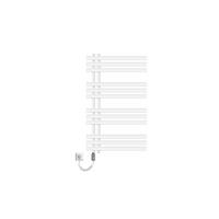 BADHEIZKÖRPER elektrisch Iron EM 600x1000 mm Weiß mit Heizstab 600W - Weiß, Metall (60/100/3cm) - LuxeBath