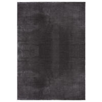 HOCHFLORTEPPICH Antirutsch Uni ALDAN Polyester Anthrazit 240 x 340 cm - Anthrazit, Textil (240/340cm) - KADIMA DESIGN