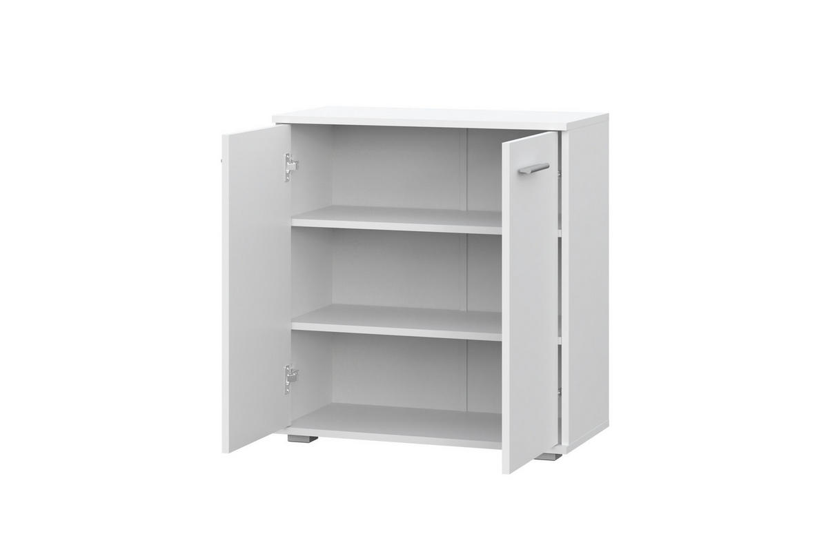 KOMMODE Weiß 69/74/34 - Weiß, Holzwerkstoff (69/74/34cm) - RAUMHIRSCH FURNITURE