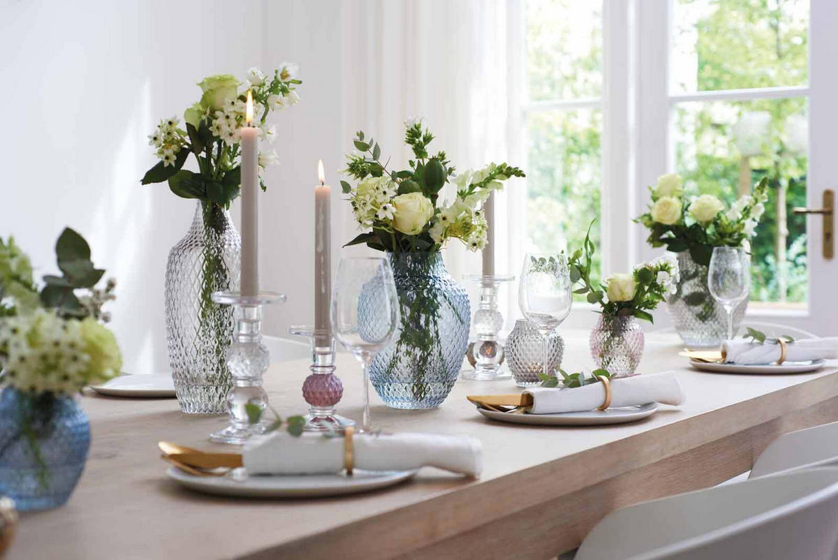 VASE Poesia Grau 30.0 cm - Grau, Glas (12.5/30cm) - Leonardo Living
