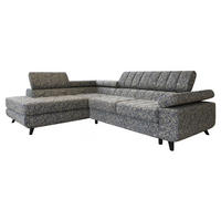 ECKSOFA Nord Premium, Seite: Links - Anthrazit/Grau, Holz/Textil (264/203cm) - MIRJAN24