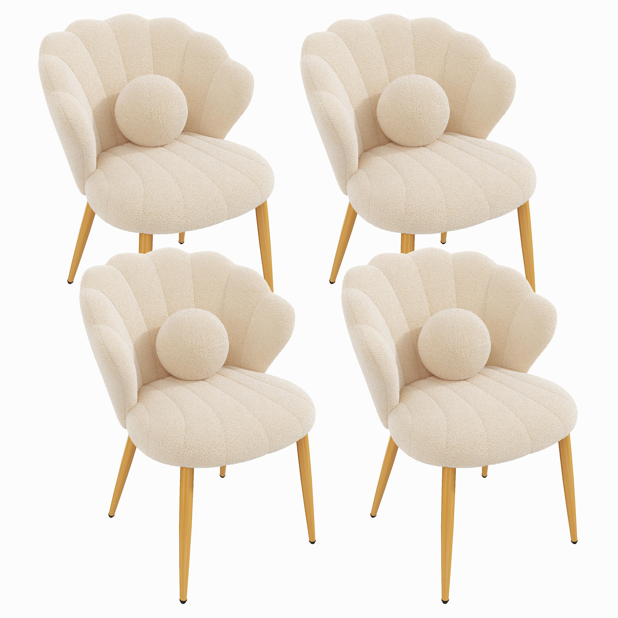 ComfortXL Stuhl-Set Beige 62.5x83x60 cm