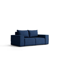 GARTENSOFA Sofa Für Den Garten SONNE Marineblau - Blau, Holz (180/73/88cm) - Kaiser Möbel