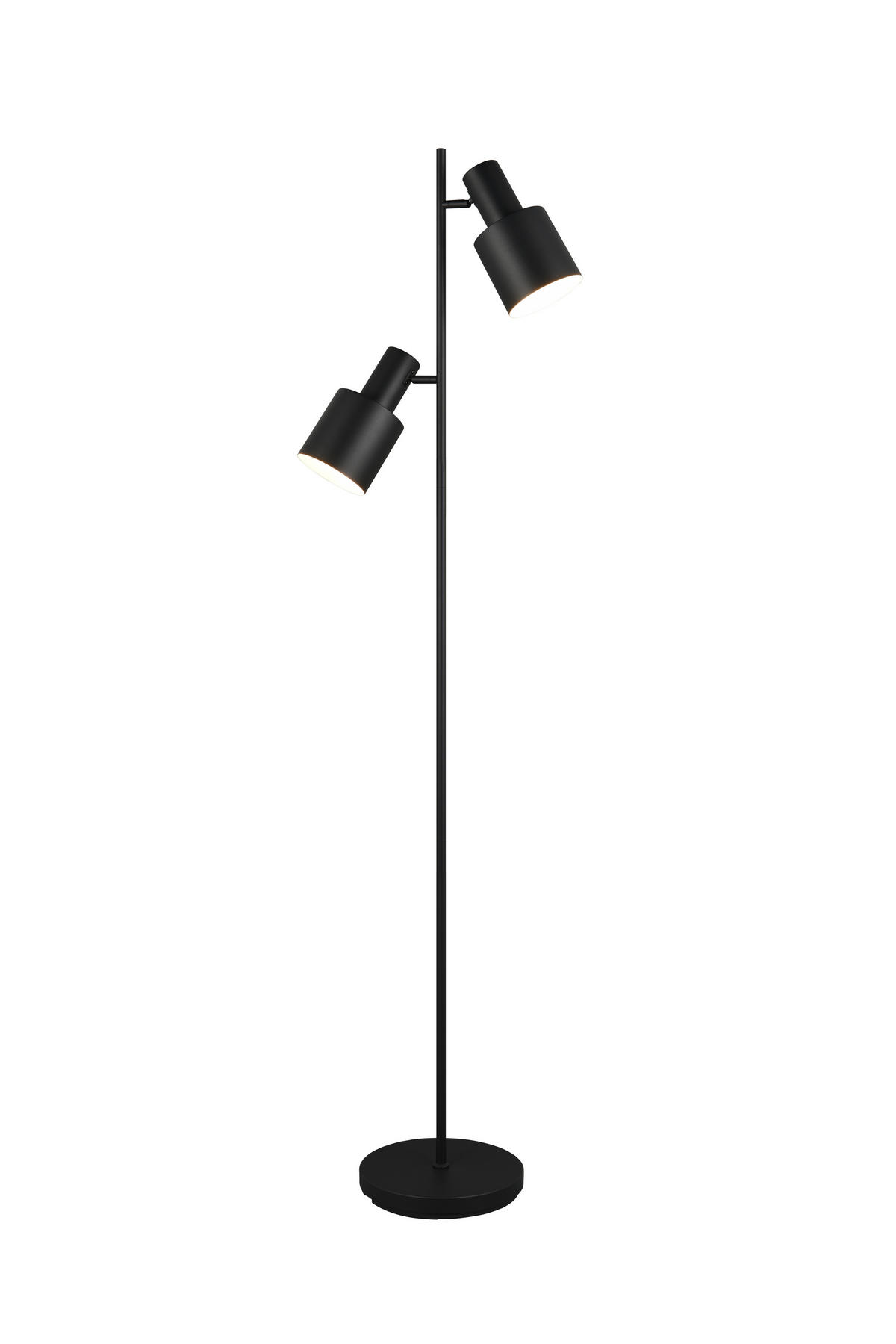 STEHLAMPE AGUDO - Schwarz - 0/0/161 cm - Schwarz, Metall (48/48/161cm) - Trio Leuchten