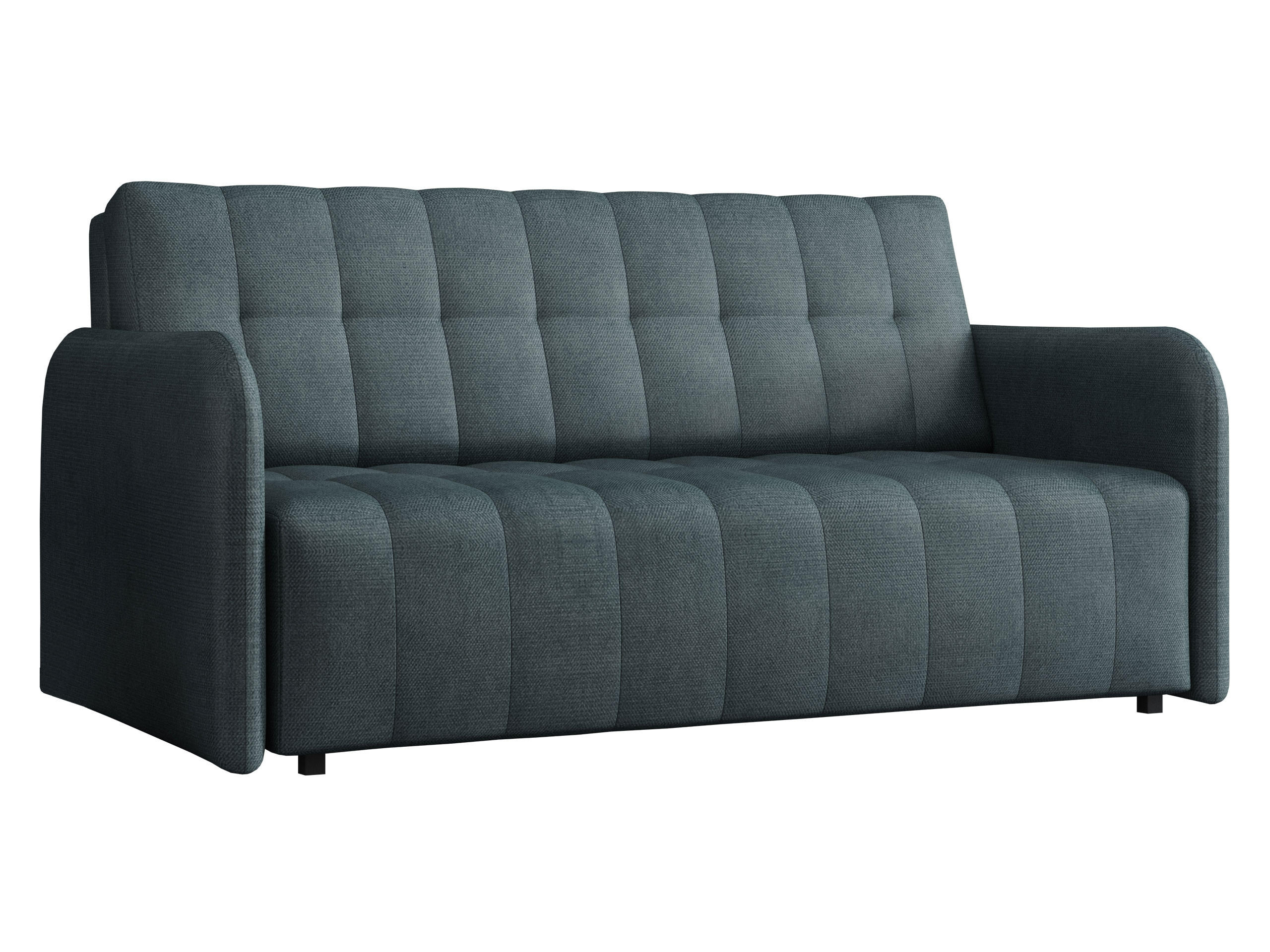 SCHLAFSOFA Viva Grand IV - Blaugrau/Schwarz, Holz/Kunststoff (165/85/95cm) - MIRJAN24