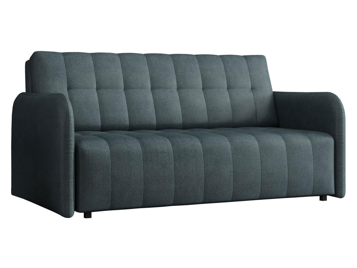 SCHLAFSOFA Viva Grand IV - Blaugrau/Schwarz, Holz/Kunststoff (165/85/95cm) - MIRJAN24
