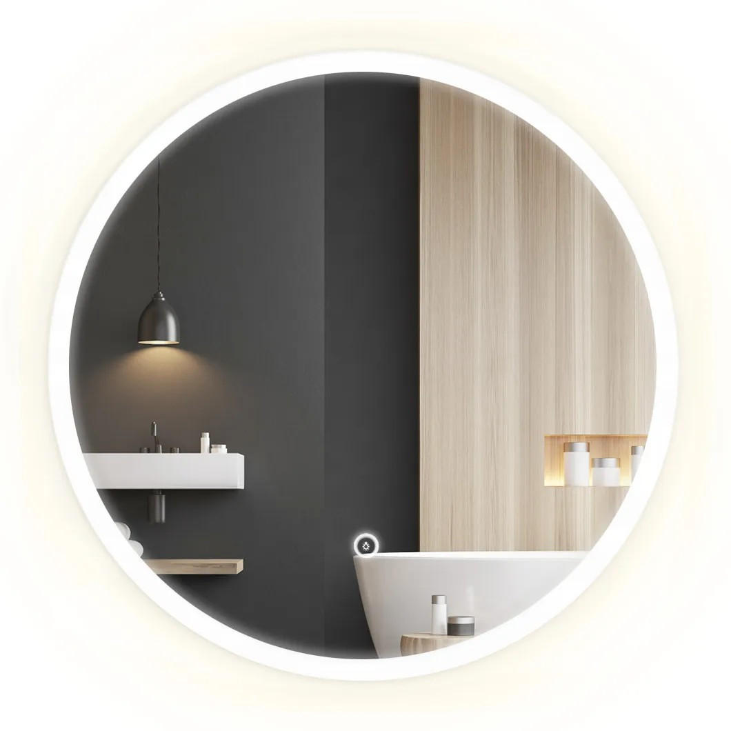 SPIEGEL Rea Led 60cm Ffj60 - Weiß, Glas (60/60/2cm) - REA