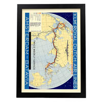 POSTER Klm-Fluggesellschaft A3 Rahmenlos - Klar, Papier (29.7/5/42cm) - Nacnic