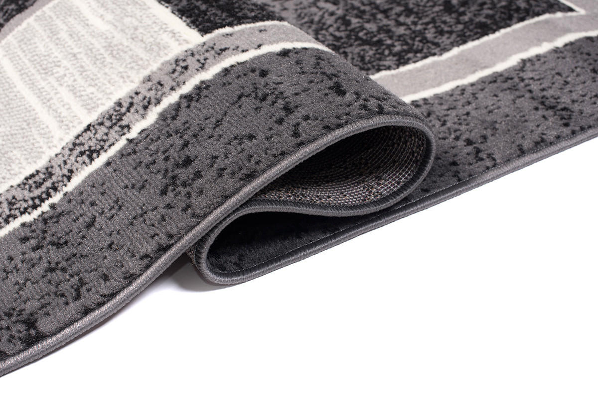 TEPPICH DREAM Dunkelgrau Weiß 250/300 cm - Dunkelgrau/Weiß, Textil (250/300cm) - Tapiso