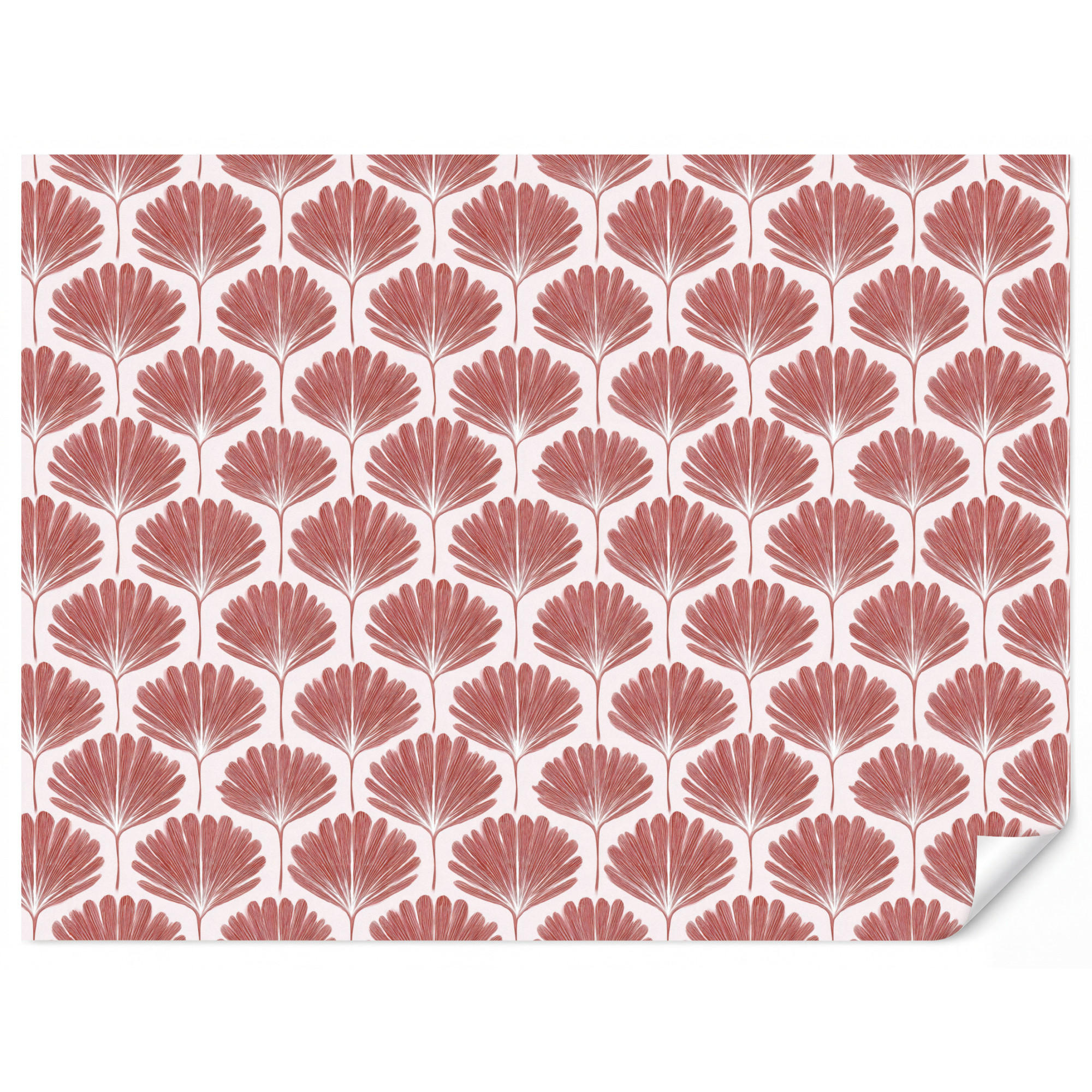 OnlyWow Tapete Rotbraun 350x260 cm