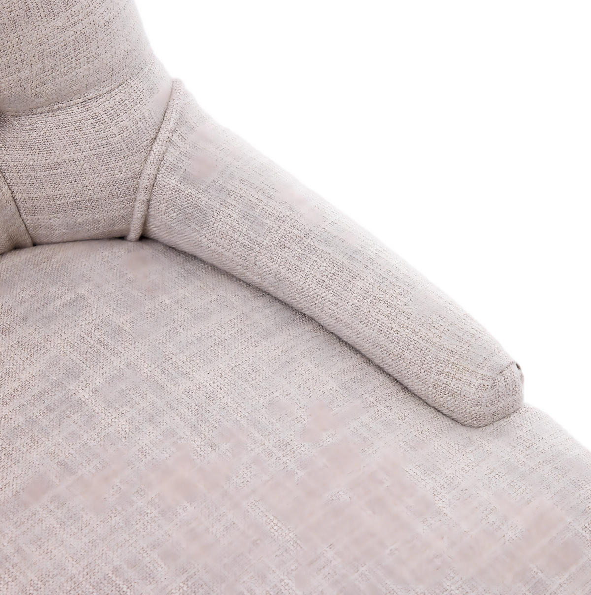 SESSEL Stoffbezug Beige Eiche massiv 2er-Set - Beige, Metall (63/92/56.5cm) - Meubliv