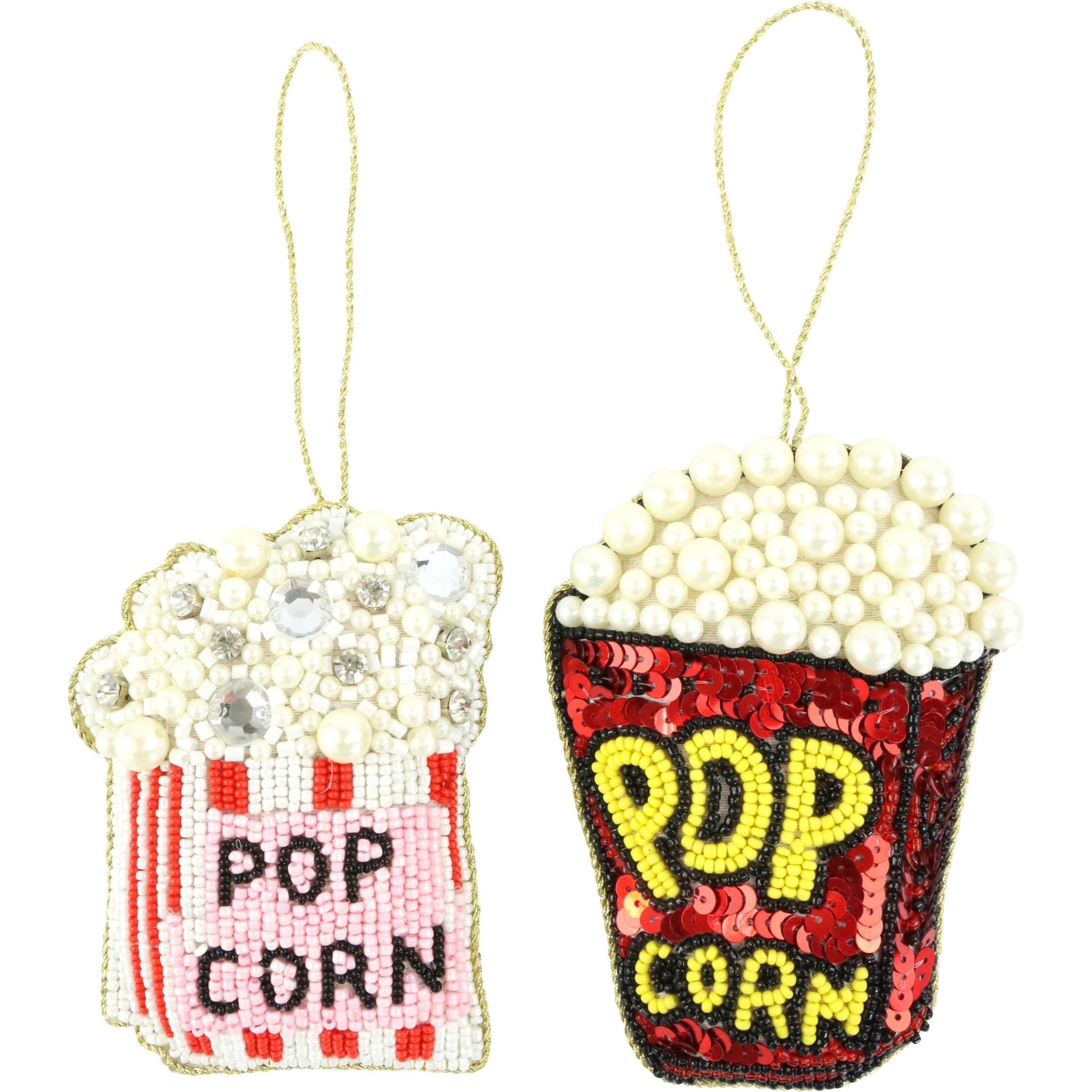 DEKOOBJEKT Popcorn 2er Set - Multicolor, Textil (11/1.5/8cm) - FURNARO