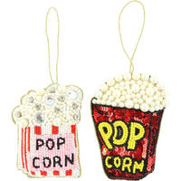 DEKOOBJEKT Popcorn 2er Set - Multicolor, Textil (11/1.5/8cm) - FURNARO