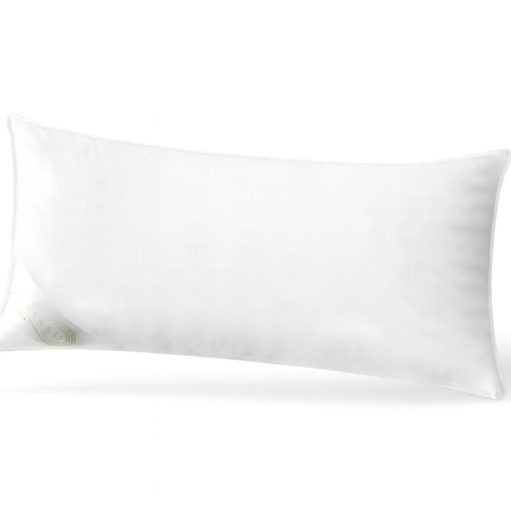 KOPFKISSEN BeauNuit FK 40x80cm Weiß - Weiß, Textil (80/40cm) - Beautissu 