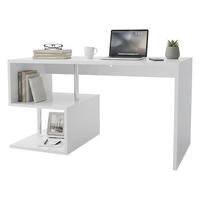SCHREIBTISCH Glänzendes Weiß 60/140/78 cm - Weiß, Holzwerkstoff (60/140/78cm) - DMORA