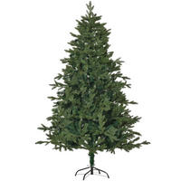 KÜNSTLICHER Weihnachtsbaum Tannenbaum zusammenklappbar und abnehmbar Grün - Grün, Kunststoff (180cm) - HOMCOM