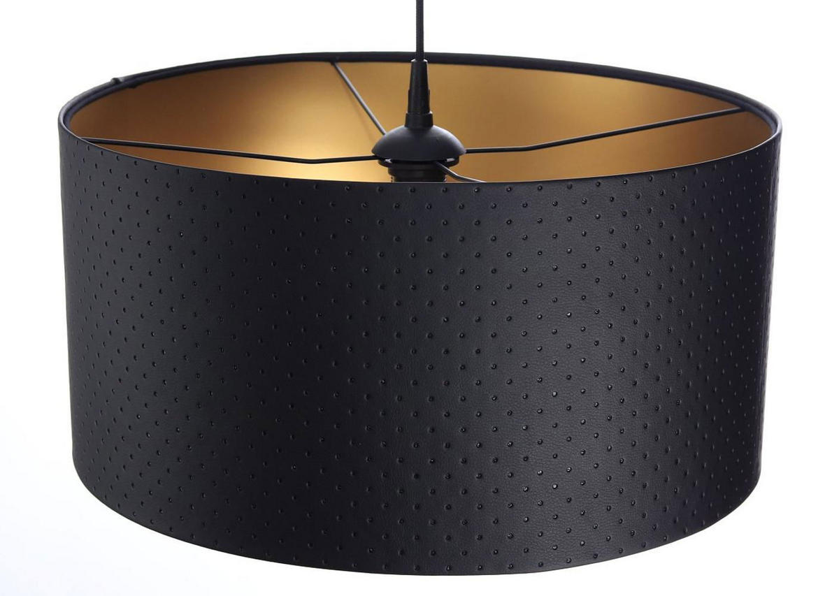 HÄNGELEUCHTE Gold 60/30 cm - Goldfarben/Schwarz, Kunststoff (60/1.1/30cm) - ONZENO