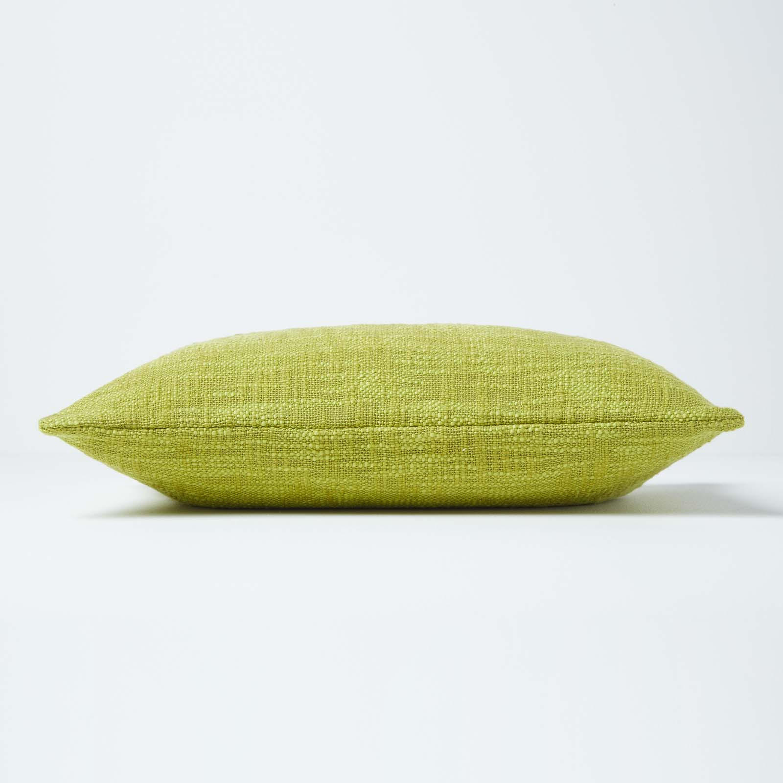 KISSENHÜLLE Nirvana Slub 30/50 cm, 100% Baumwolle - Grün, Textil (30/50cm) - Homescapes