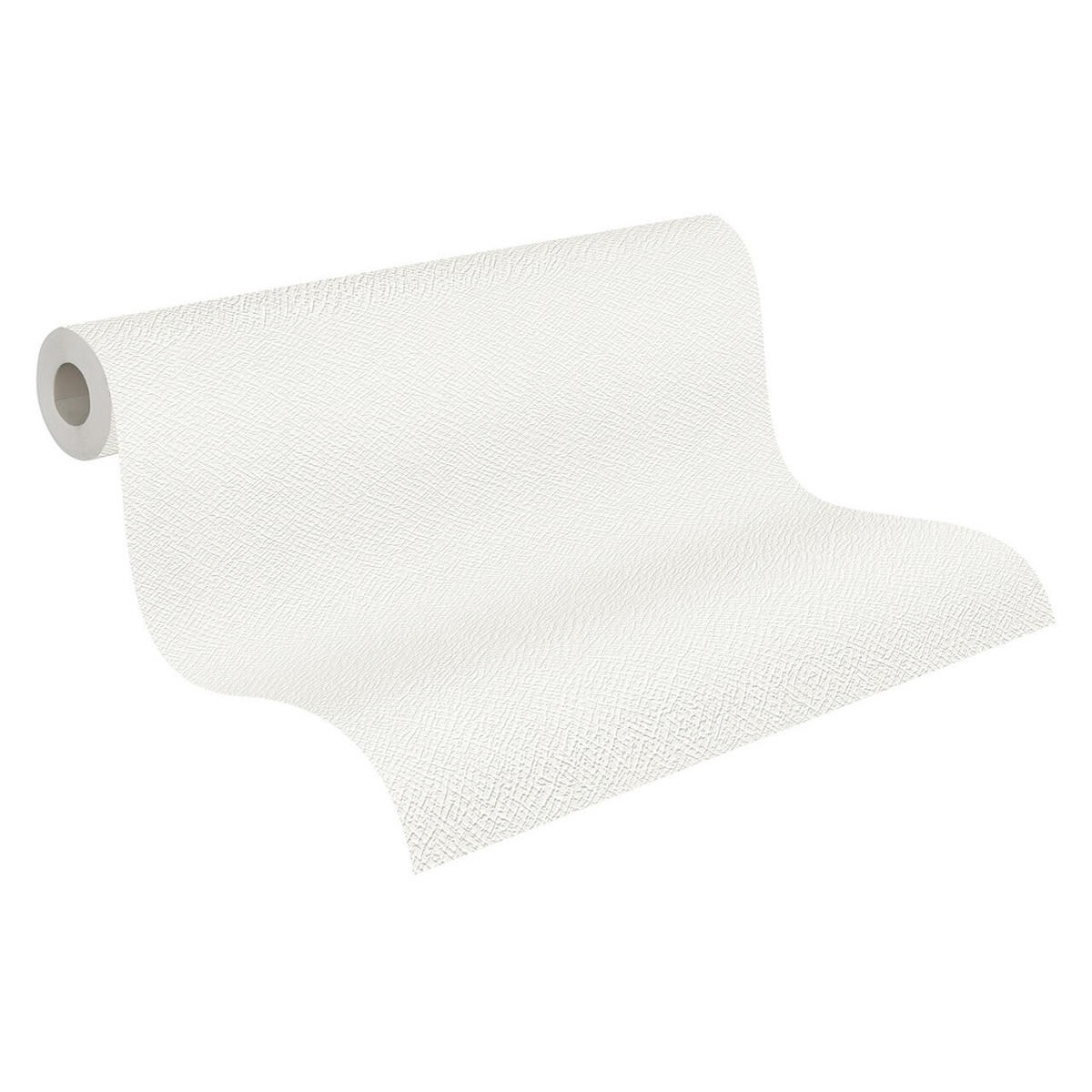 VLIESTAPETE Weiß 53/1005 cm - Weiß, Textil (53/1cm) - KUNSTLOFT