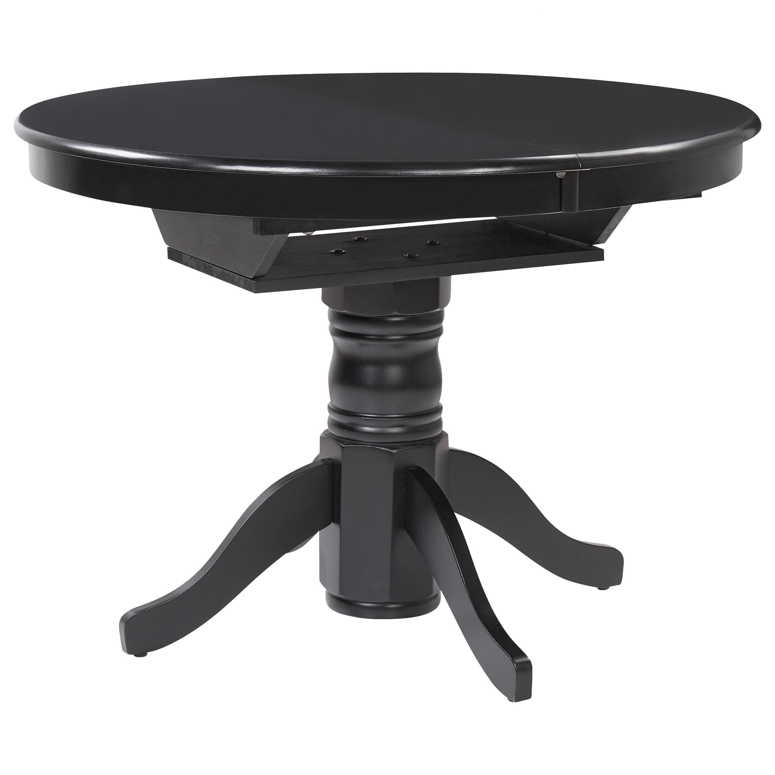 Beliani Esstisch Schwarz 106x74x106 cm