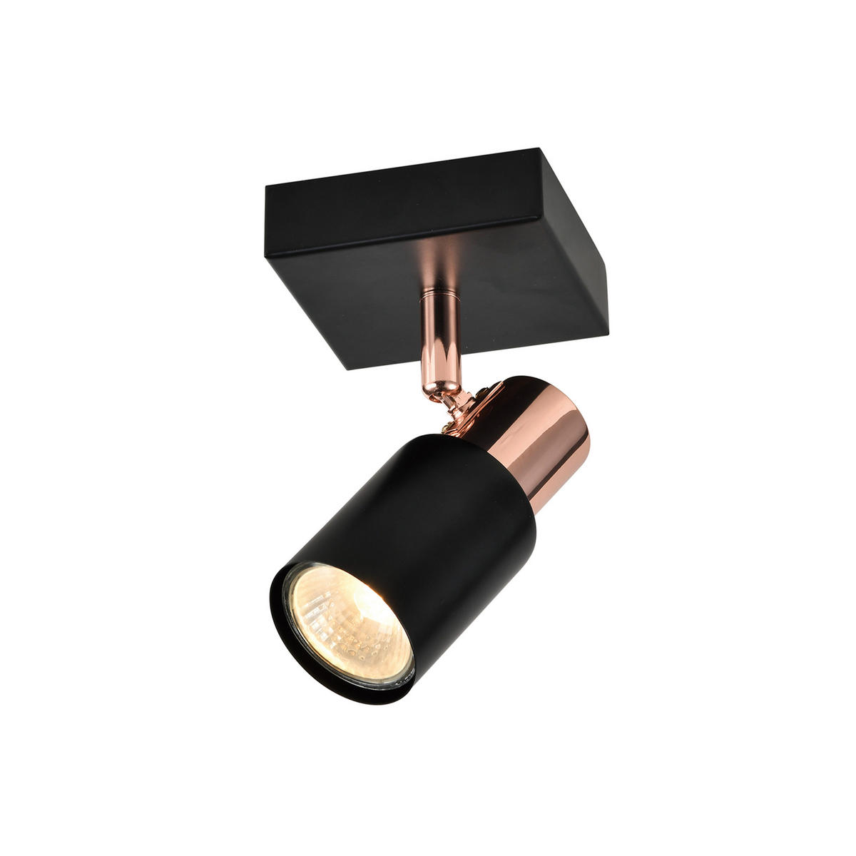 STRAHLER Ehrgeiz 1-flammig 9/9/15 cm - Schwarz, Metall (9/9/15cm) - ZMH