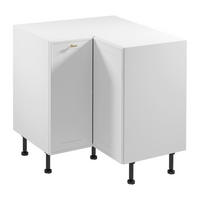 ECKUNTERSCHRANK D90N – Sorento Weiß – L-Form, Ecke voll nutzbar – Weiß - Weiß, Holzwerkstoff (84/87/84cm) - ROYAL24_MARKT