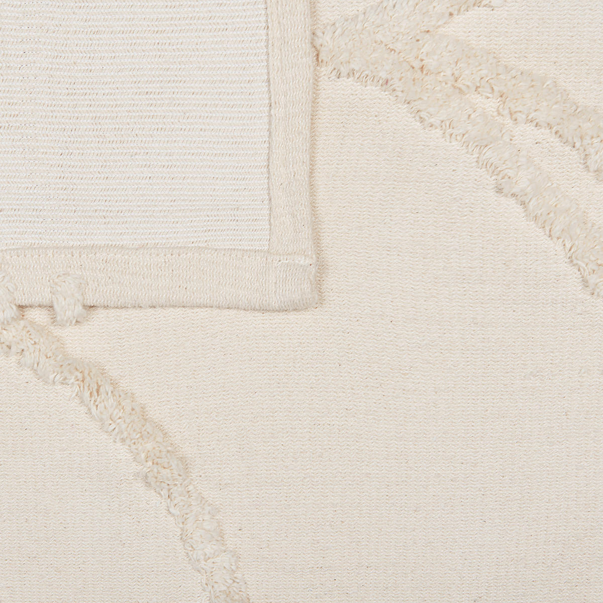 DECKE Helles Beige Acacia 125/150 cm - Beige, Naturmaterialien/Textil (125/150cm) - Beliani