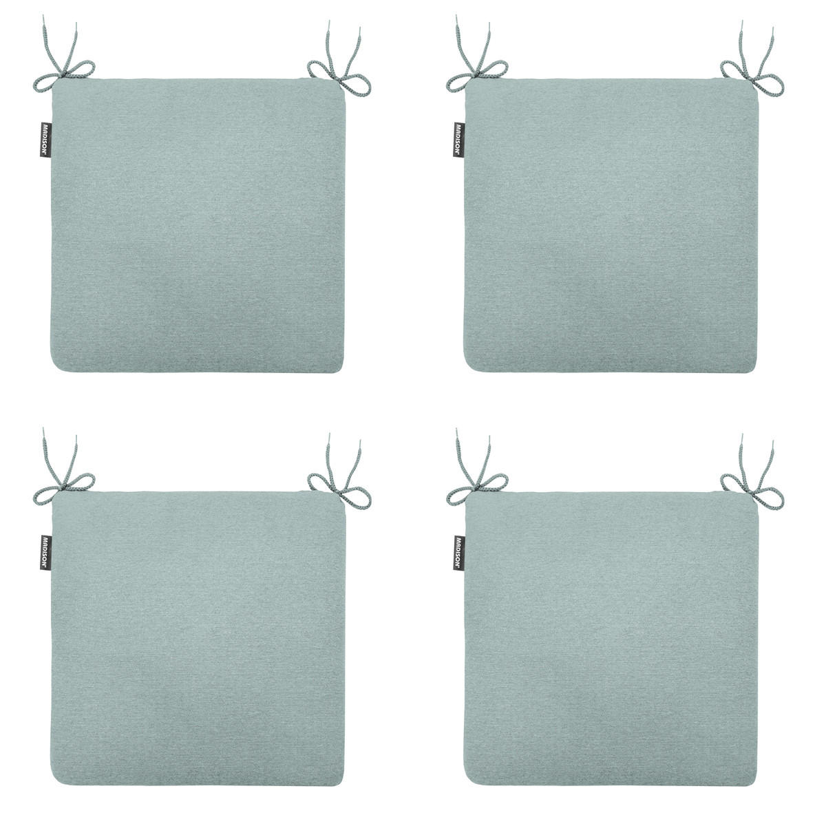 SITZKISSEN Neapel 40/40 cm 4er-Set - Blau, Textil (40/4/40cm) - Madison